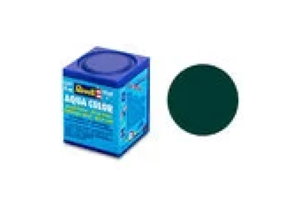 Zwartgroen Mat Aqua Color 18 Ml Revell Modelbouwverf Op Waterbasis