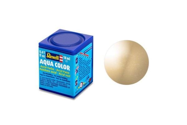 Goud Metallic Aqua Color 18 Ml Revell Modelbouwverf Op Waterbasis