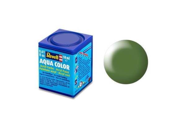 Varengroen Zijdemat Aqua Color 18 Ml Revell Modelbouwverf Op Waterbasis