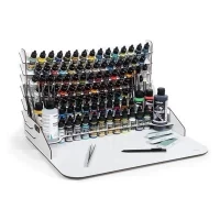 Paint Diplay + Work Station (50X37Cm) W/Vertigal Storage