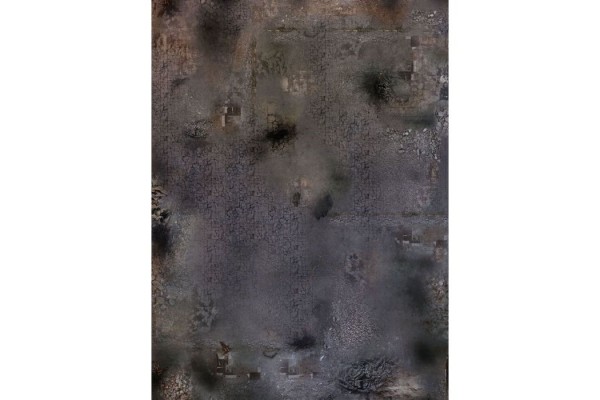 Ruined City 44 X 60 - Material : One-Sided Rubber Mat Ruined City 44 X 60 - Material : One-Sided Rubber Mat