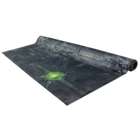 Deathworld Tomb 44 Inchx60 Inch / 112X152 Cm Single-Sided Rubber Mat With Grid