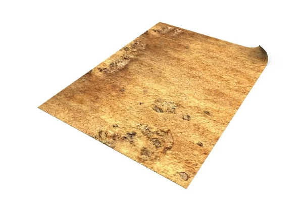 Rocky Desert 44X60 / 112X152 Cm - Single-Sided Rubber Mat With Grid