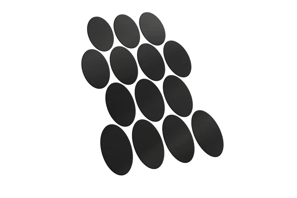 Oval Magnetic Sheet Self-Adhesive - 75X42Mm