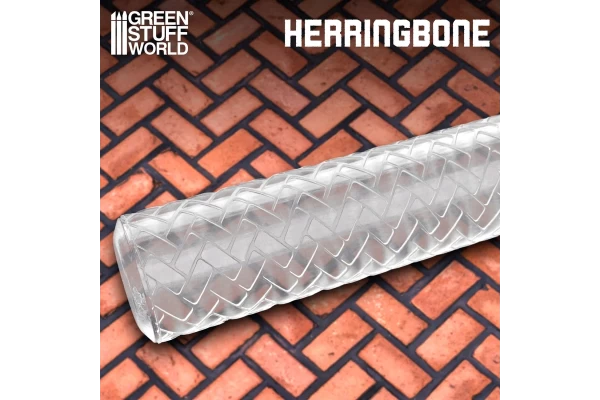 Rolling Pin Herringbone