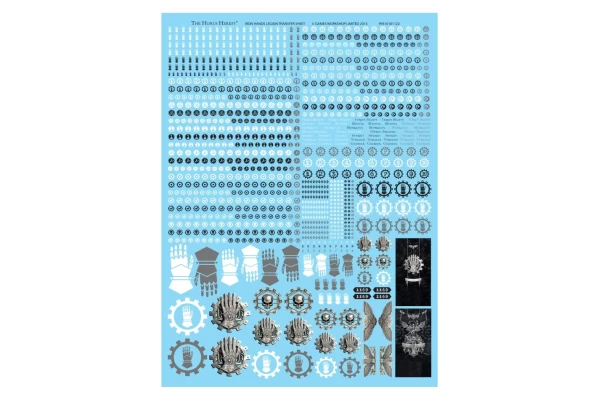Iron Hands Legion Transfer Sheet ---- Webstore Exclusive