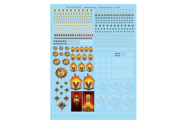 Word Bearers Legion Transfer Sheet ---- Webstore Exclusive