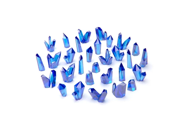 Blue Resin Crystals - Medium